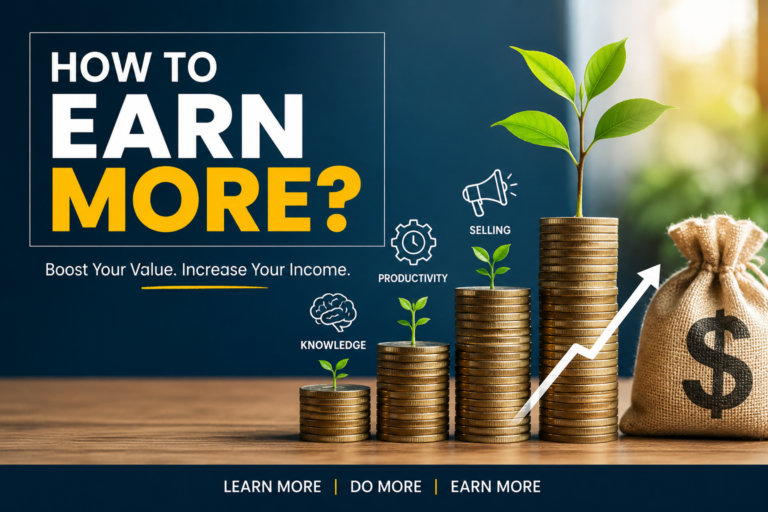 how to earn, how to increase income,