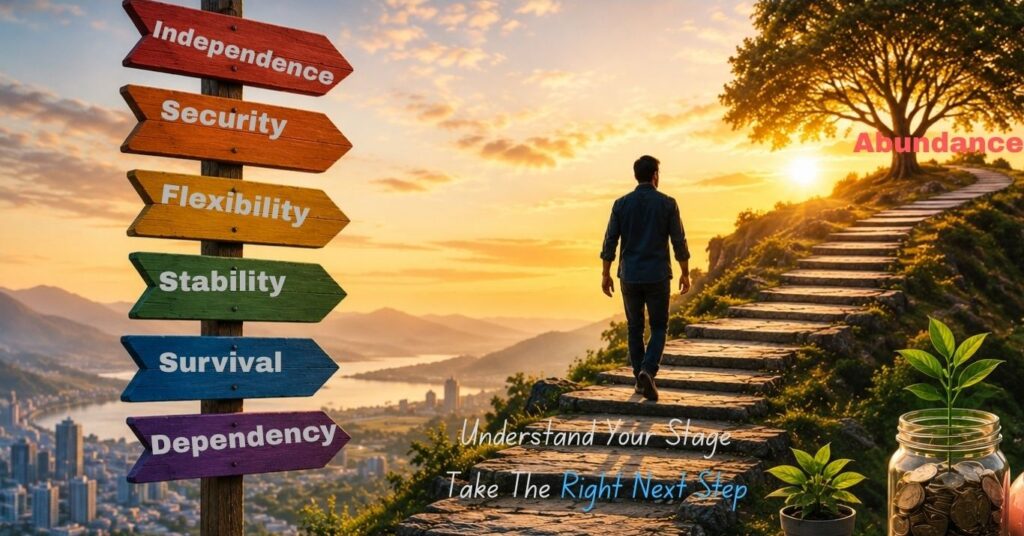 identify where you are
check your financiial position
identify your position
