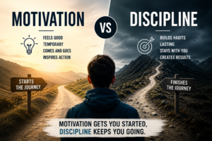 motivation vs discipline,how discipline works, discipline over motivation